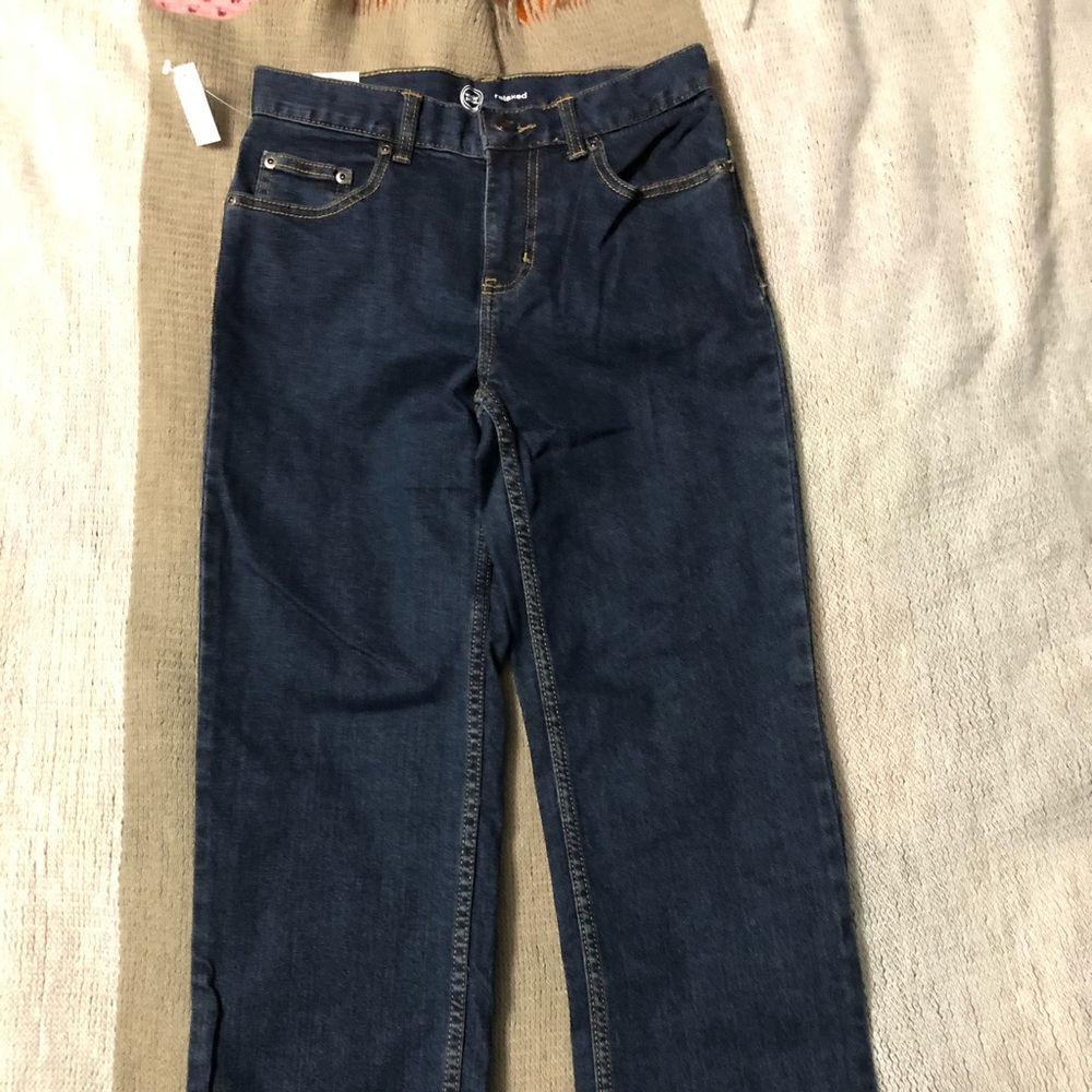 Boys Relaxed Fit Wonder Nation Jeans Dark Size 12
